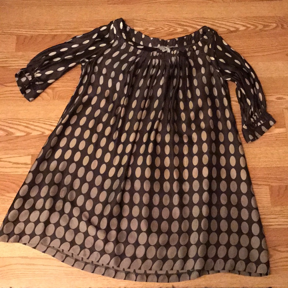 Zara woman silk tunic dress